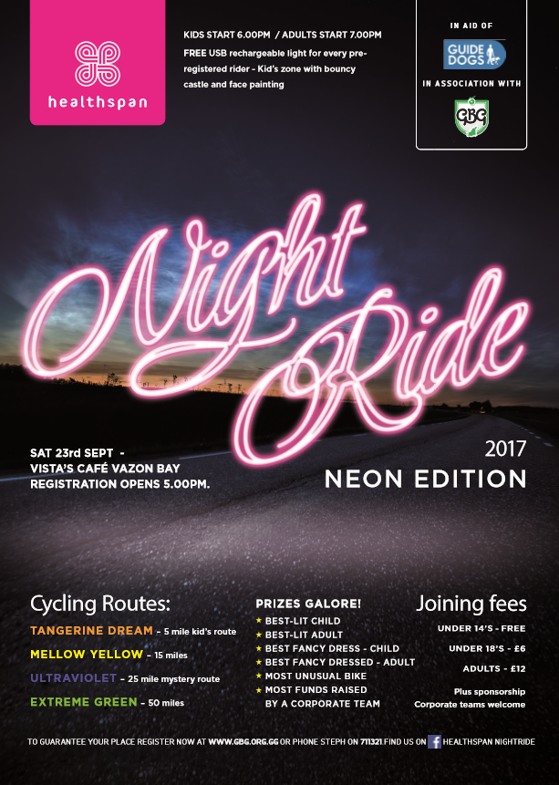 NighTride 2017 Neon edition poster