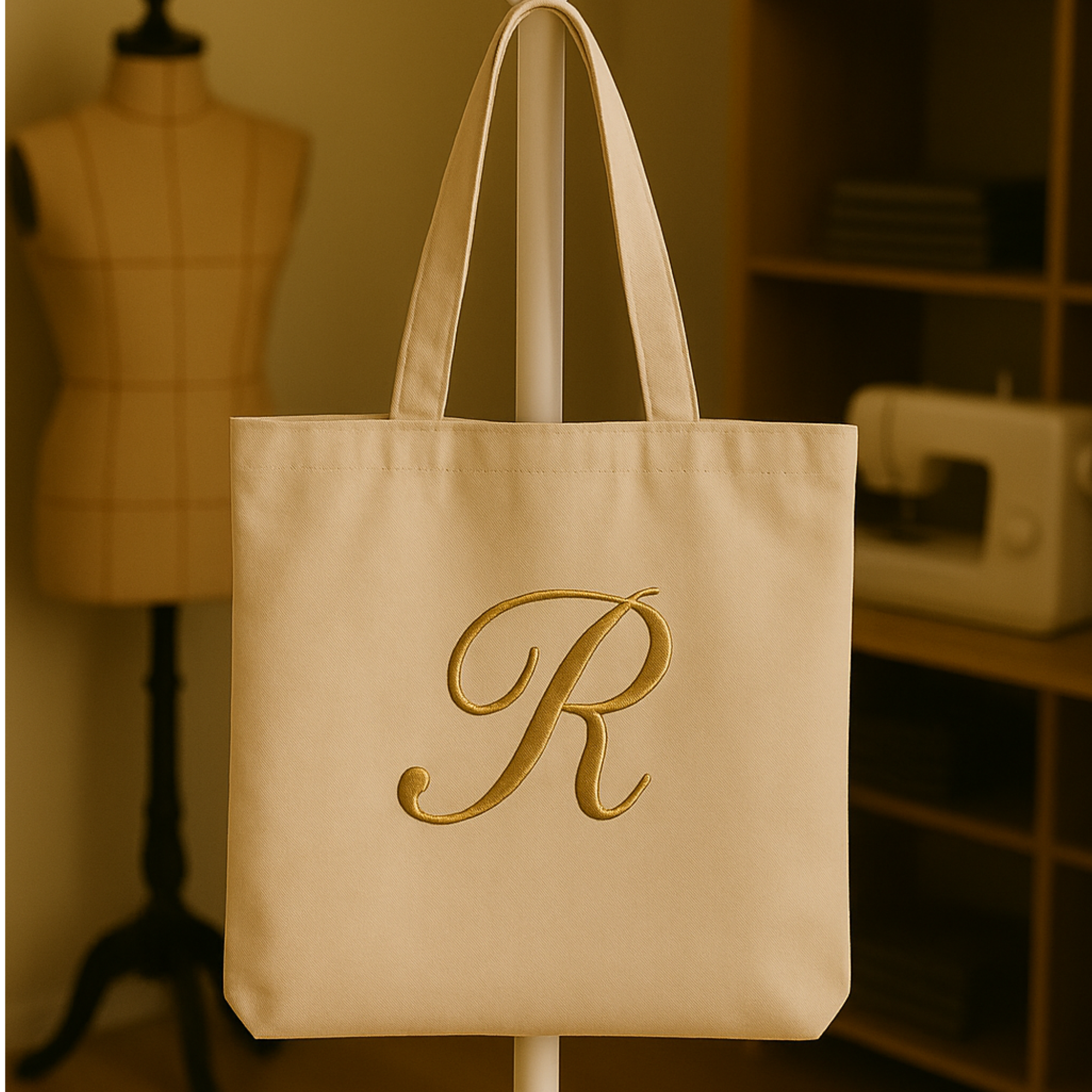 Tote Bag Iniciales Bordadas