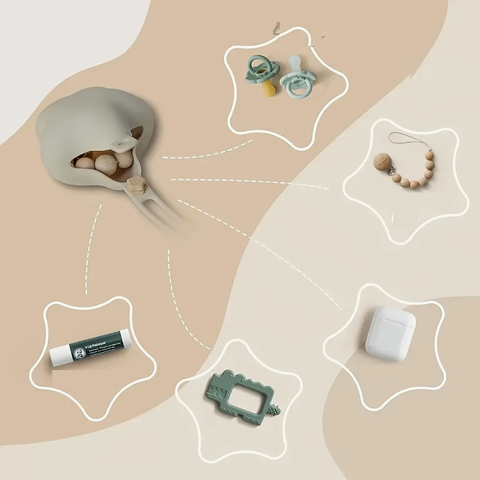 etui à tétine/sucette bébé silicone