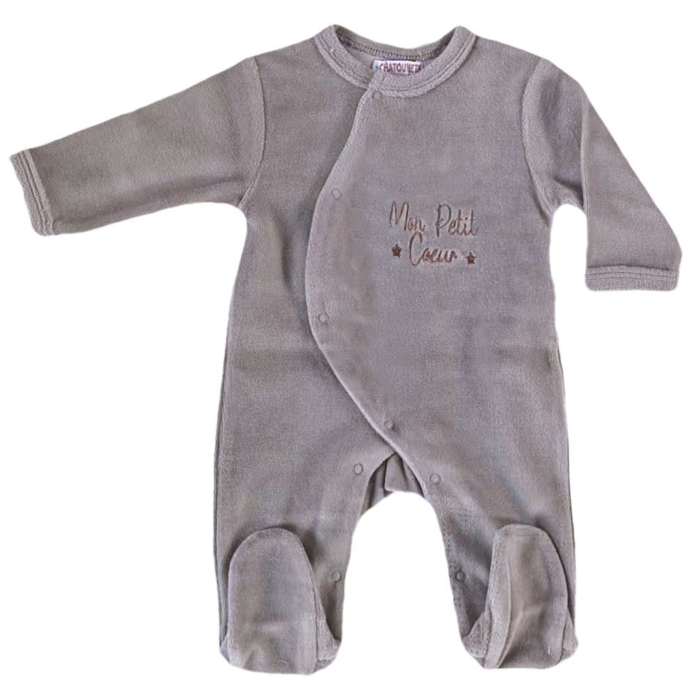 pyjama velours bébé