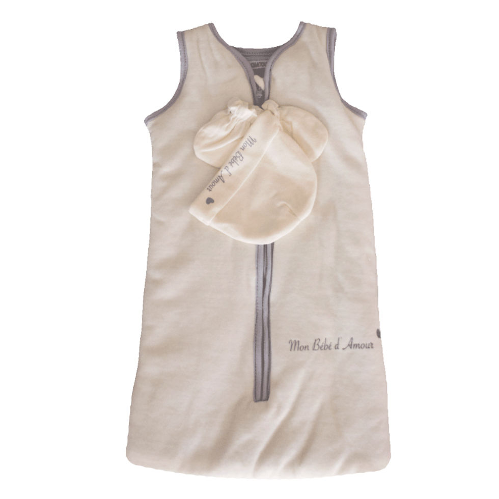 gigoteuse bonnet moufles naissance bébé