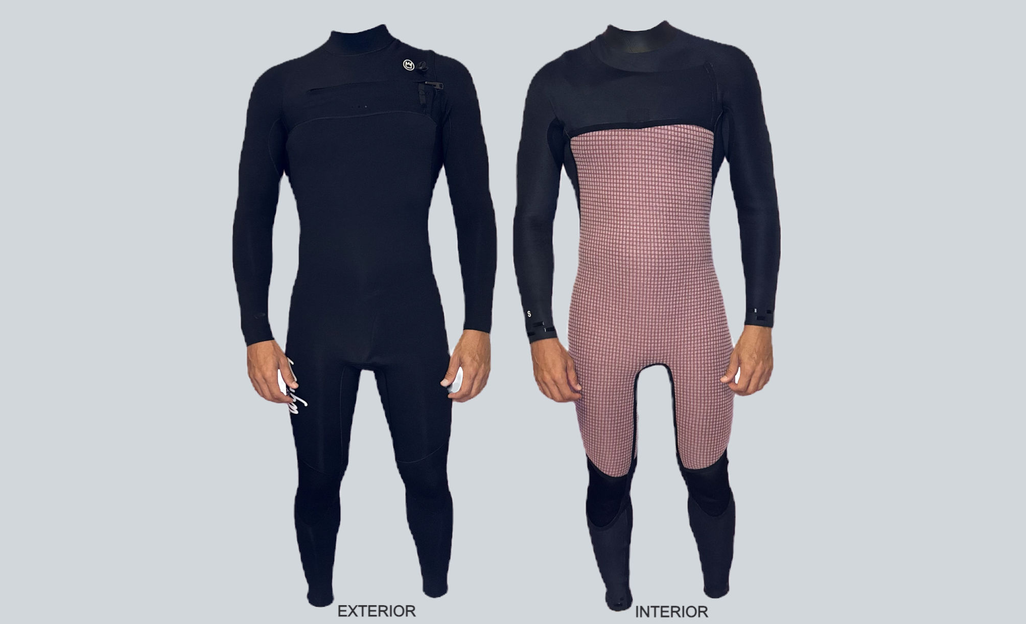 WATER WARRIOR Traje de neopreno elasto de 3/2 mm con forro térmico interior