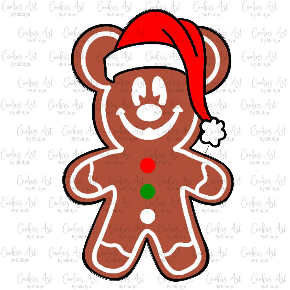 Thumbnail: Gingerbread Disney Inspired Cookie Cutter
