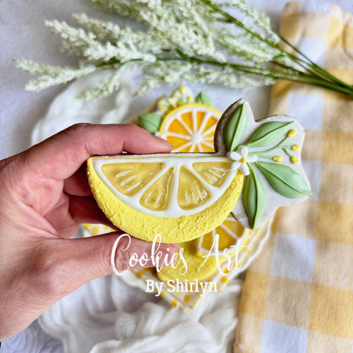 Half Lemon Slice STL File (Digital File) | CookiesArtByShirlyn