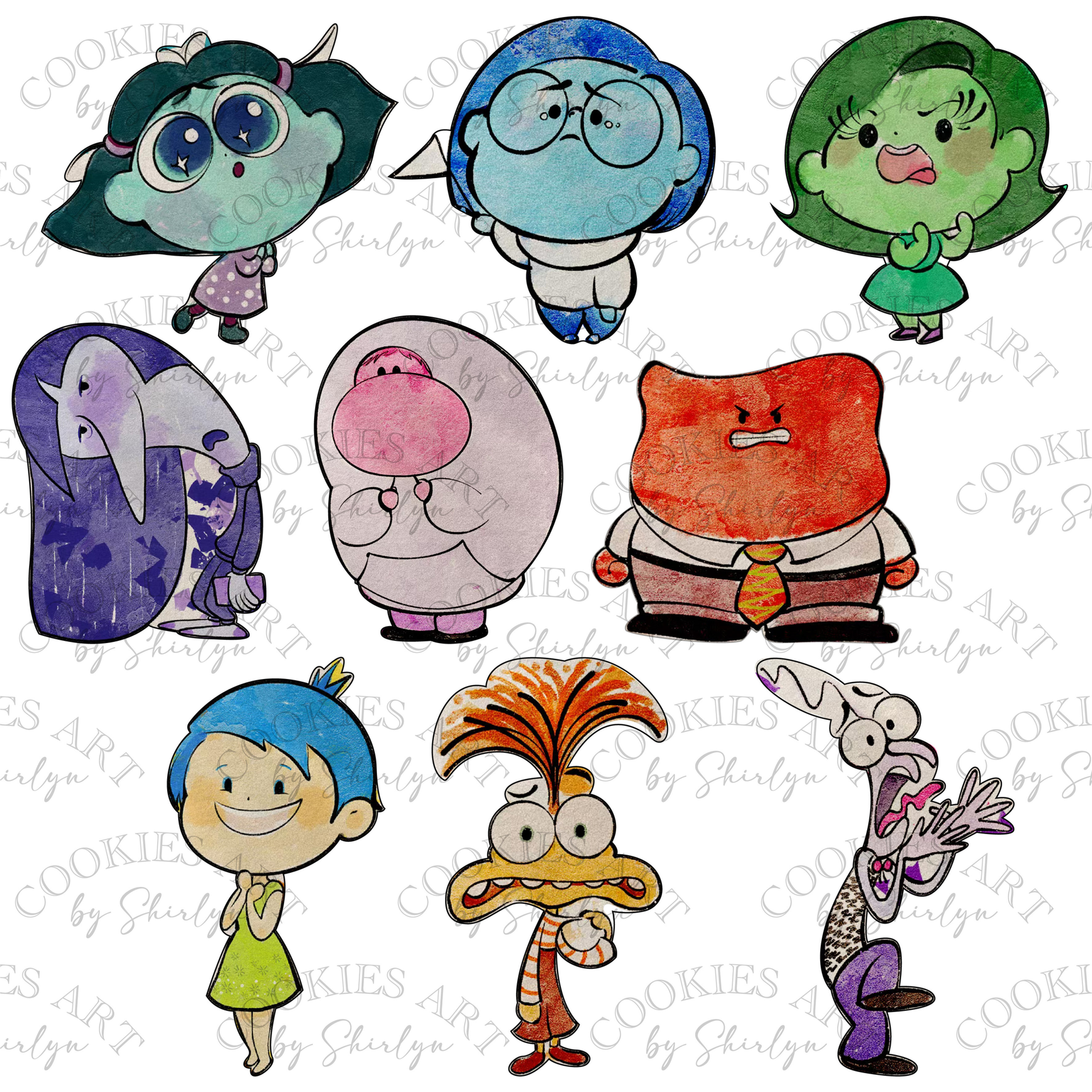 Inside Out 2 Cookie Cutter