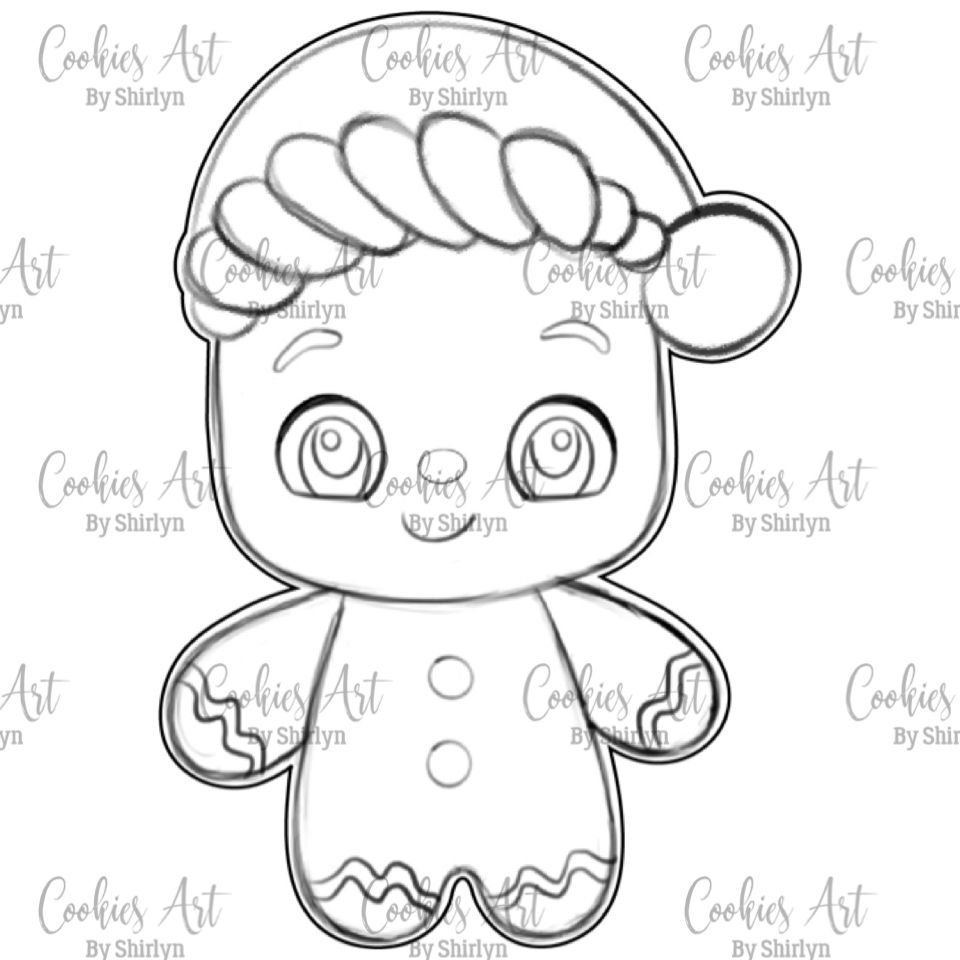 Thumbnail: Gingerbread Boys and Girl - Cutters