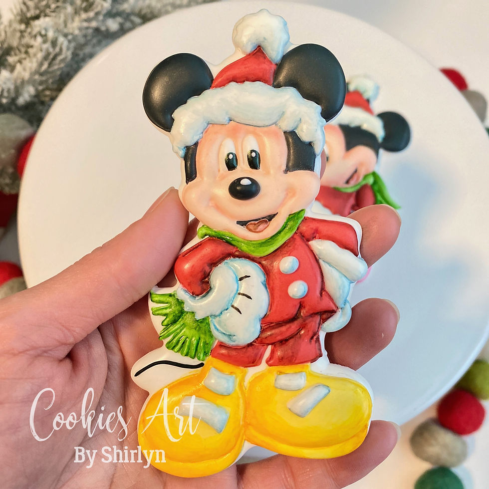 Thumbnail: Christmas Mickey & Minnie Cookie Cutter