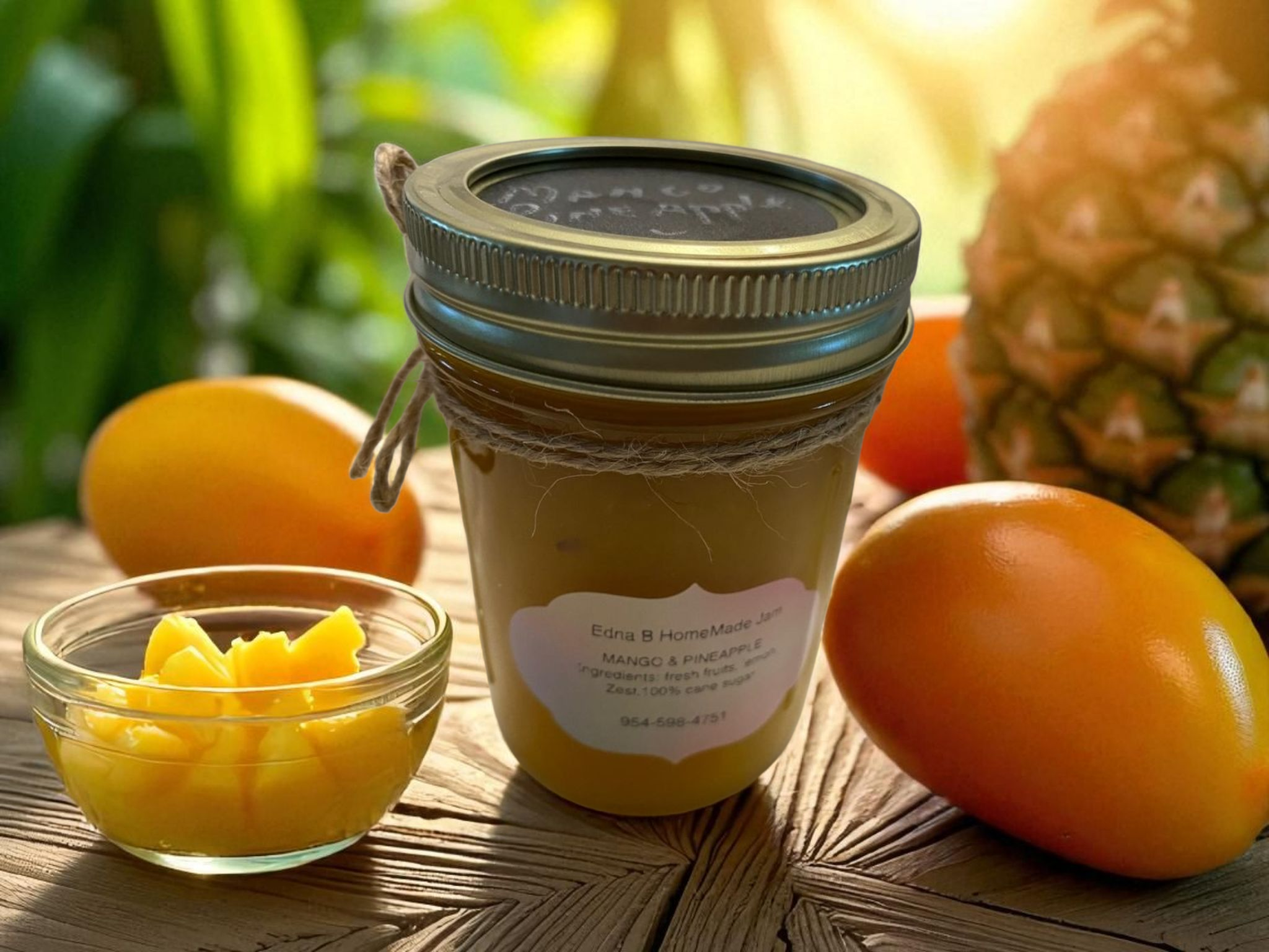Pineapple Mango Jam