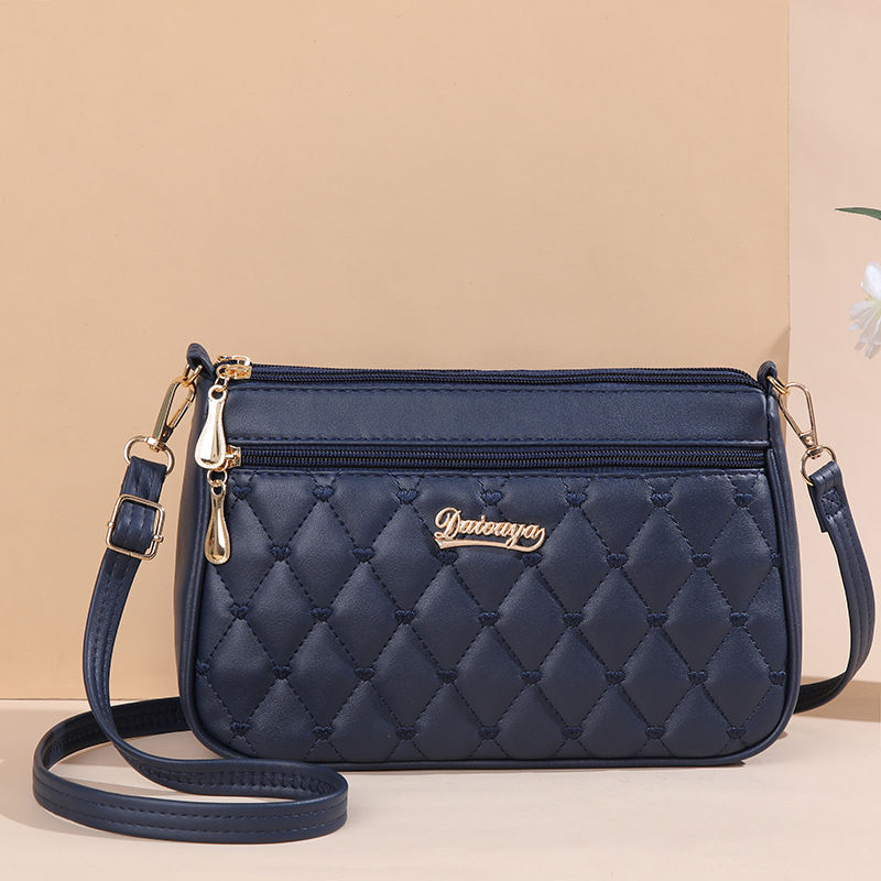 Thumbnail: Embroidery Messenger Bags Women Leather Handbags Bags for Women Sac a Main Ladie