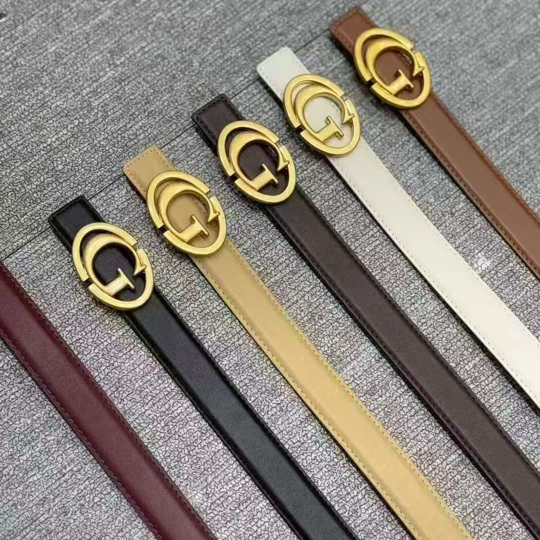 Women Belt Luxury Brand Cowhide Leather Top Quality Classic Pin Buckle Belts New