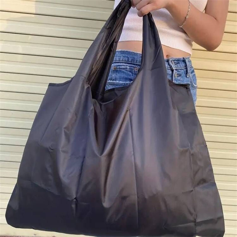 Thumbnail: Versatile Folding Shopping Bag, Large Capacity Travel Tote Bag, Fashion Reusable