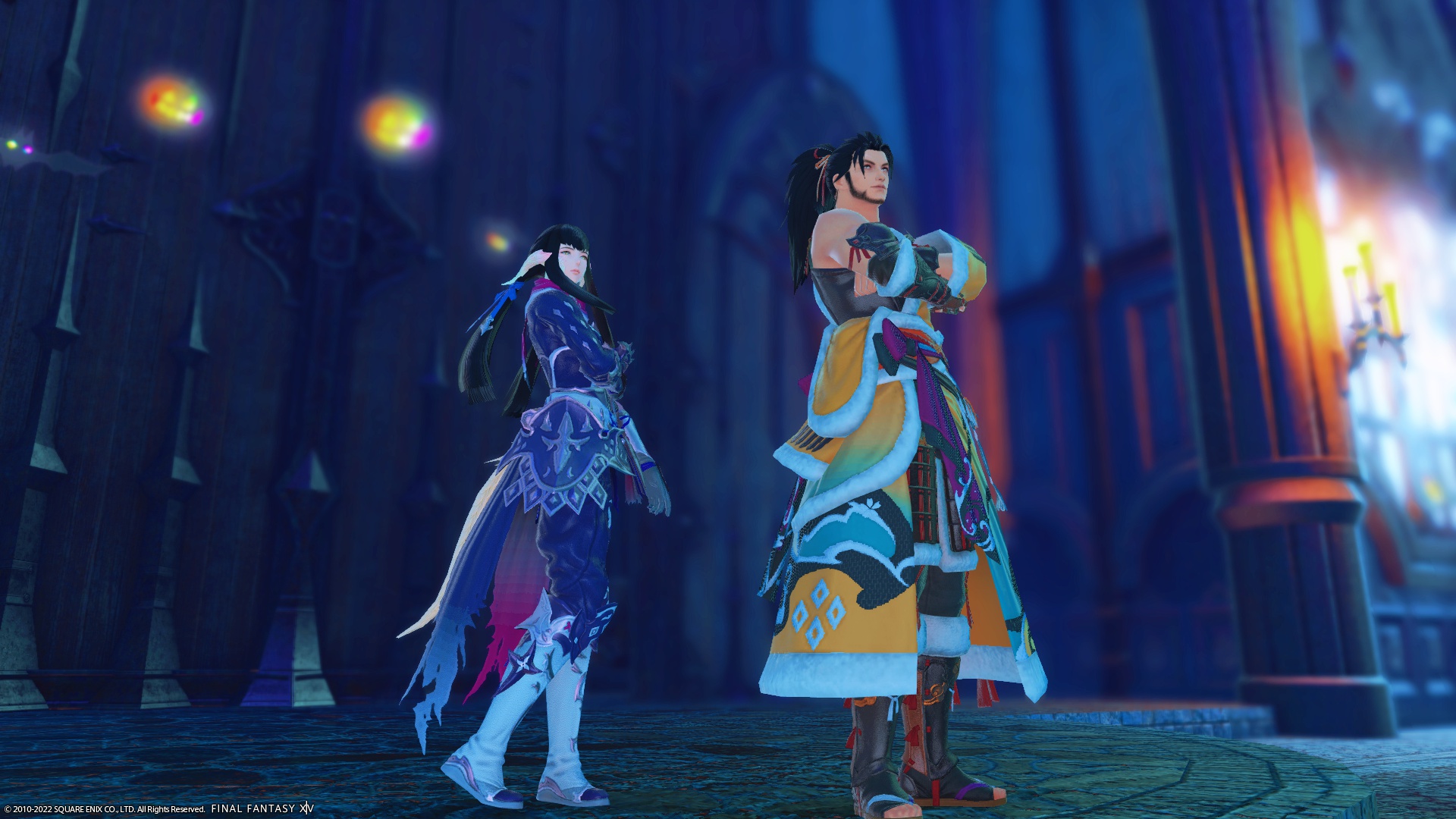 Marie Ronan Blog Entry お化け屋敷 In ヒエン様 ユウギリ デート の巻 Final Fantasy Xiv The Lodestone