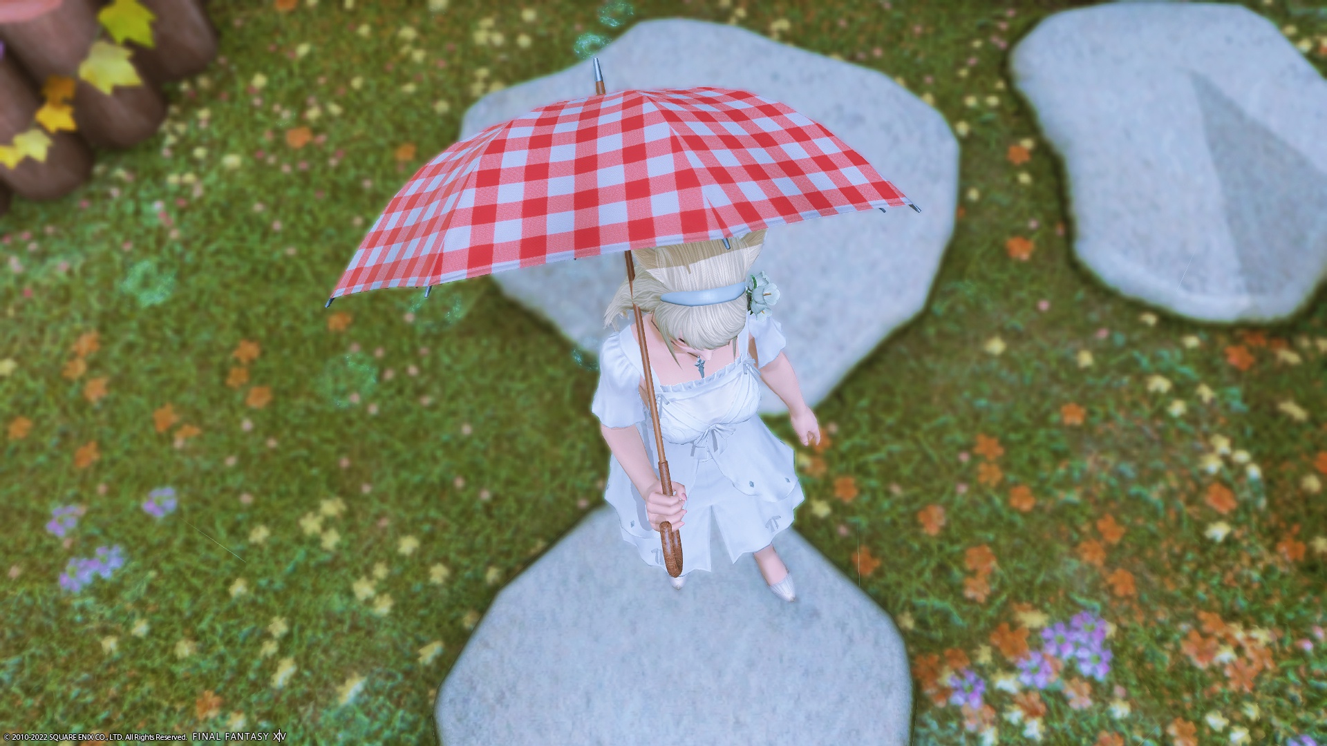 Marie Ronan 日記 傘でポーズにゃり Final Fantasy Xiv The Lodestone