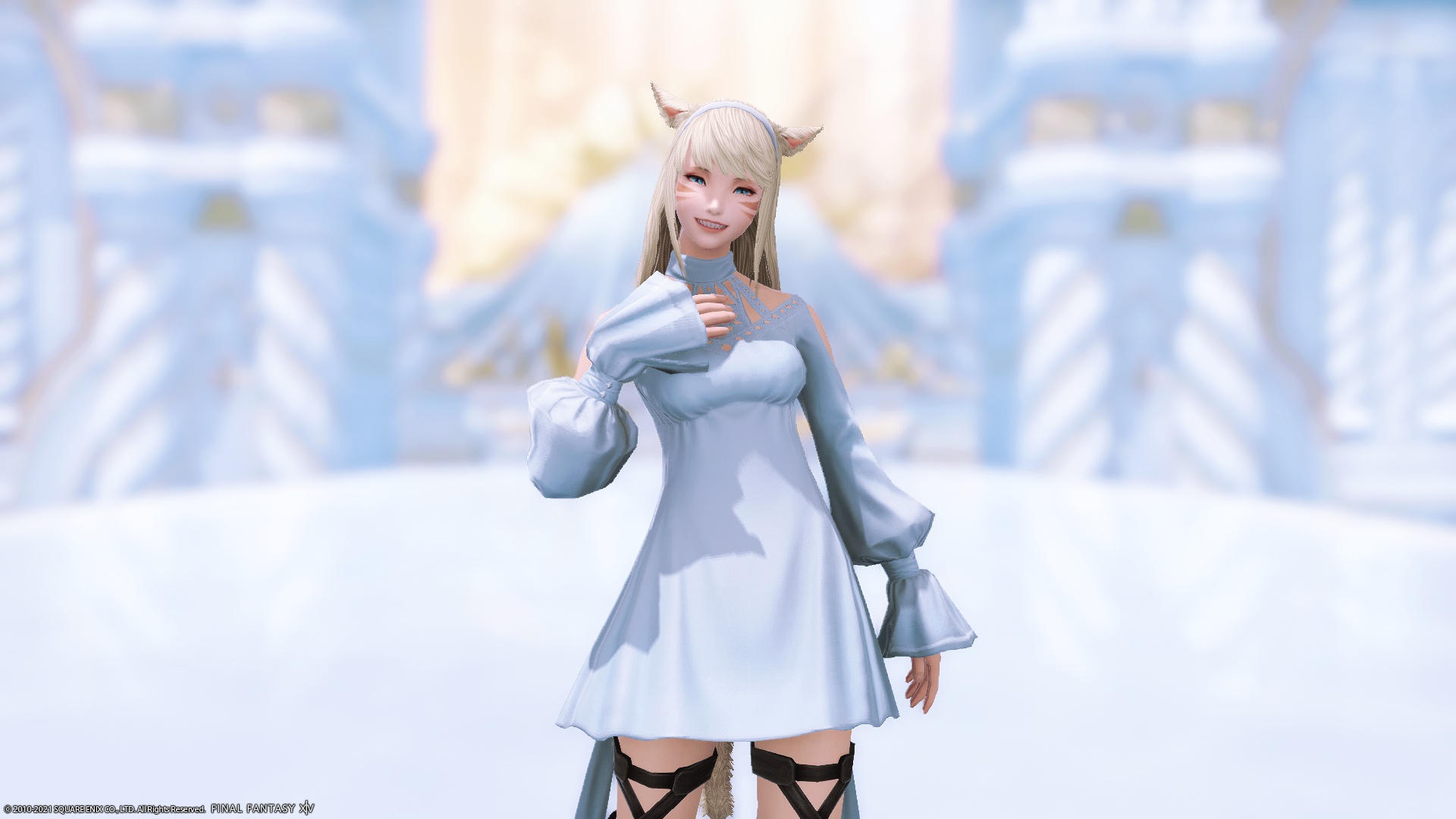 Marie Ronan Blog Entry `可憐で清楚で魅惑の太もも♥ リーン・コスチューム！` | FINAL FANTASY XIV, The  Lodestone