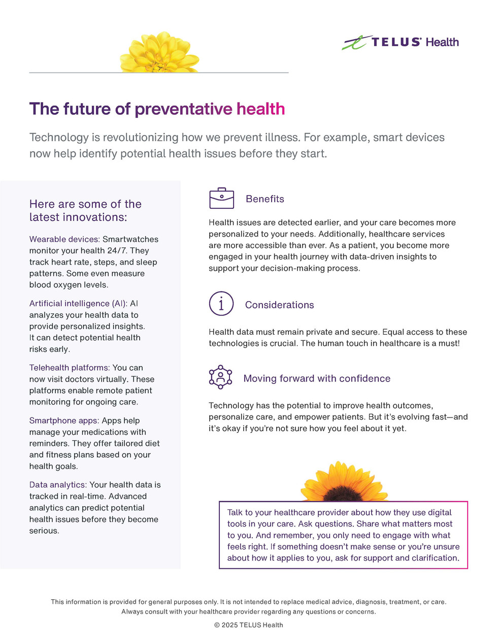 Preventative health poster