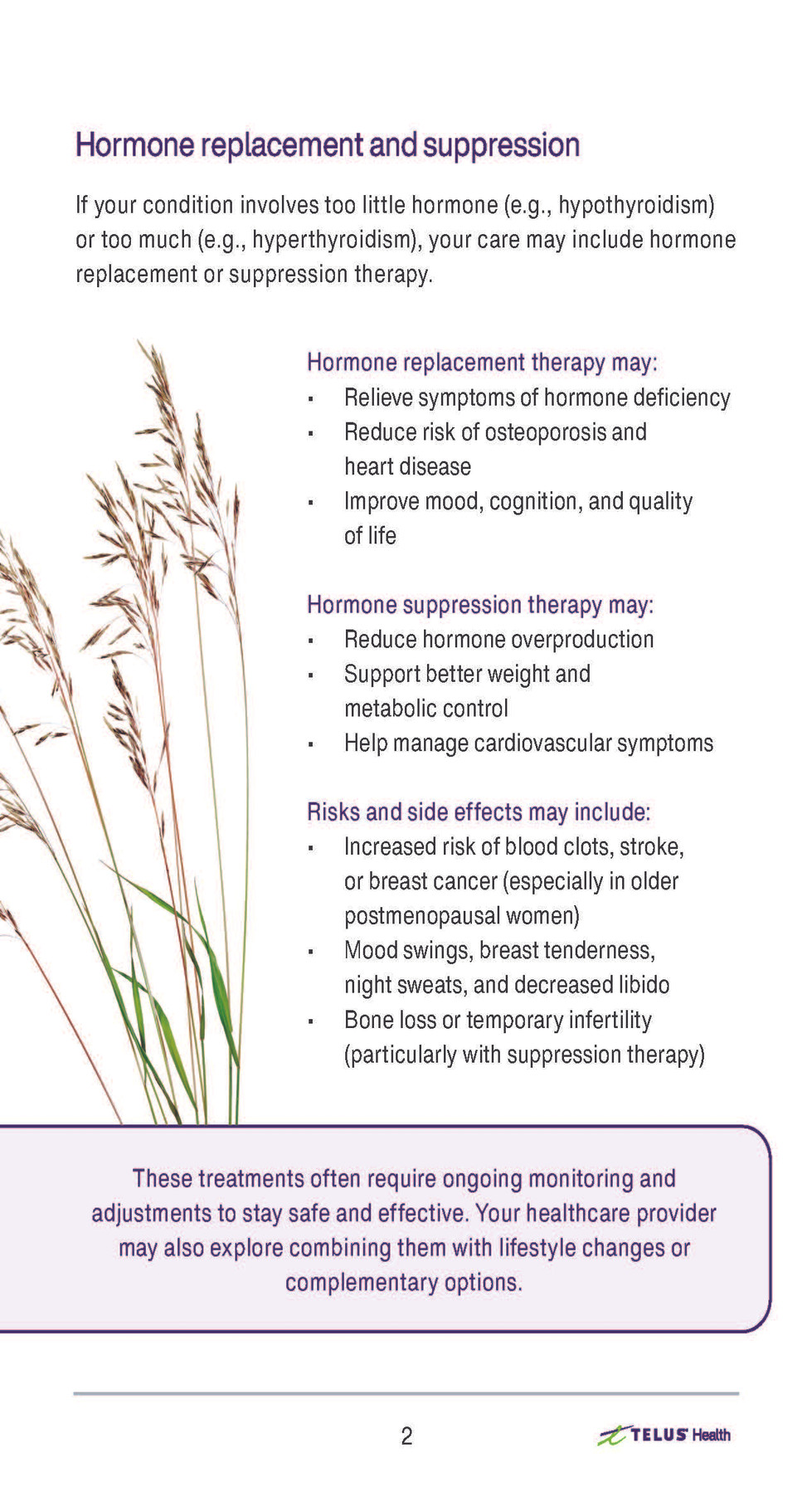 Treatment and management of endocrine disorders page 2