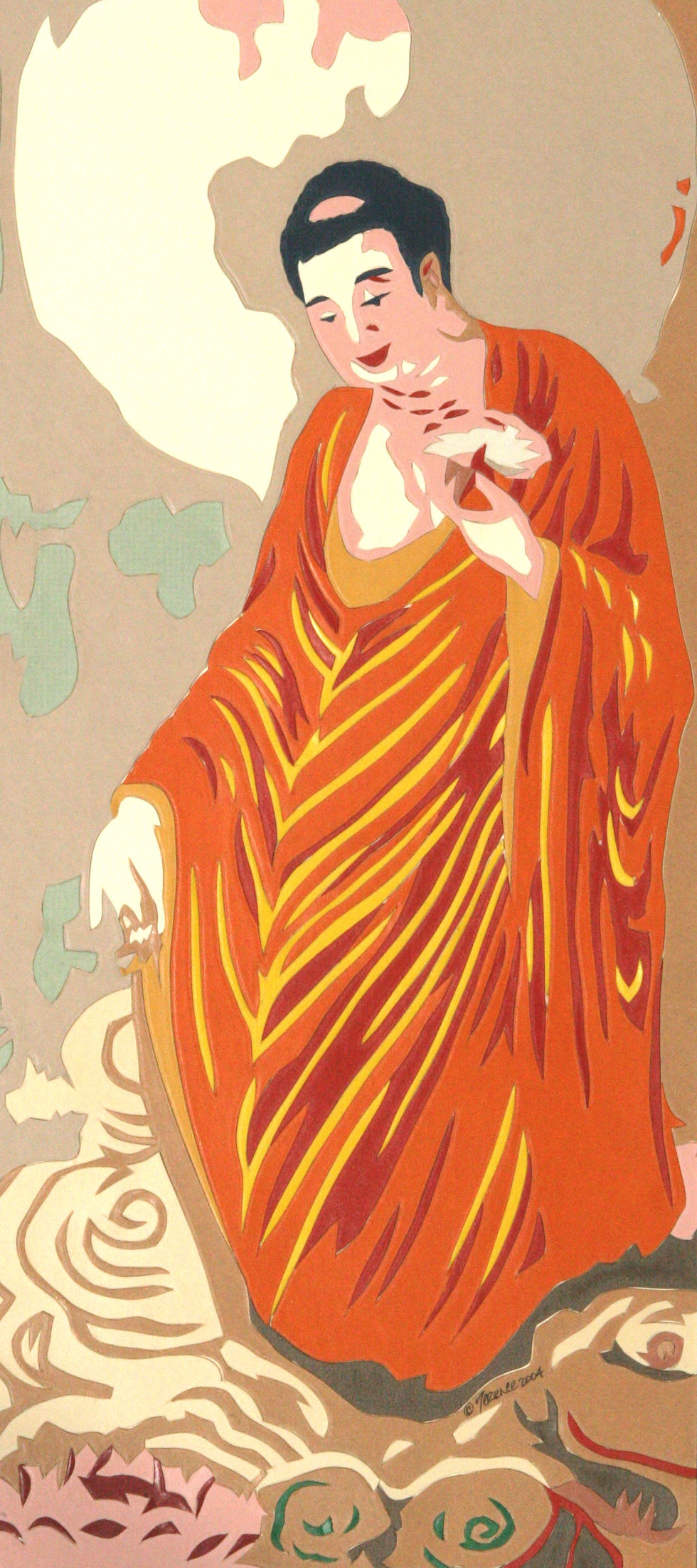 Buddha with Lotus Blossom