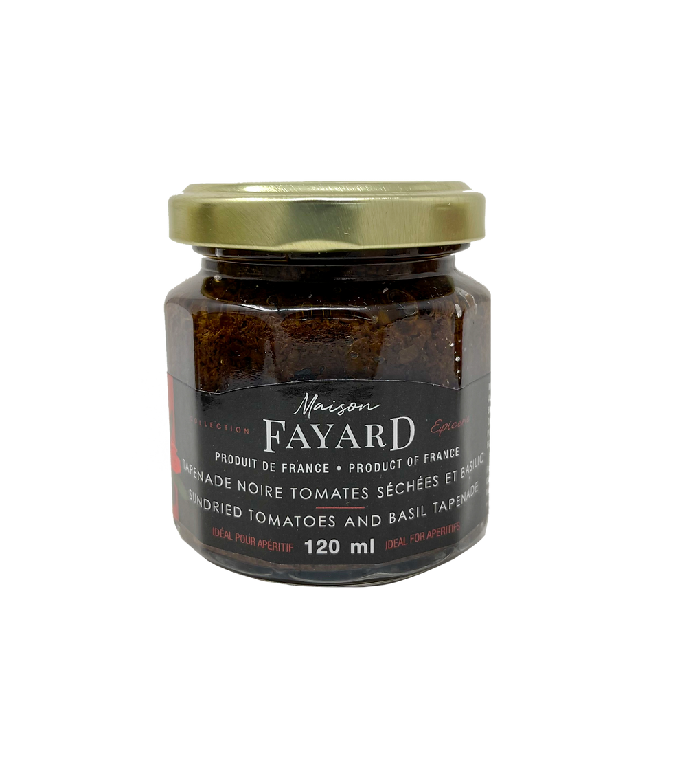 Sundried tomatoes and basil tapenade Maison Fayard 120 ml