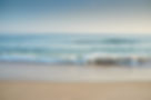 Natural minimalist seascape environment. Golden sandy beach on Tarifa coast.