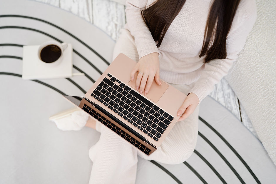 woman on laptop