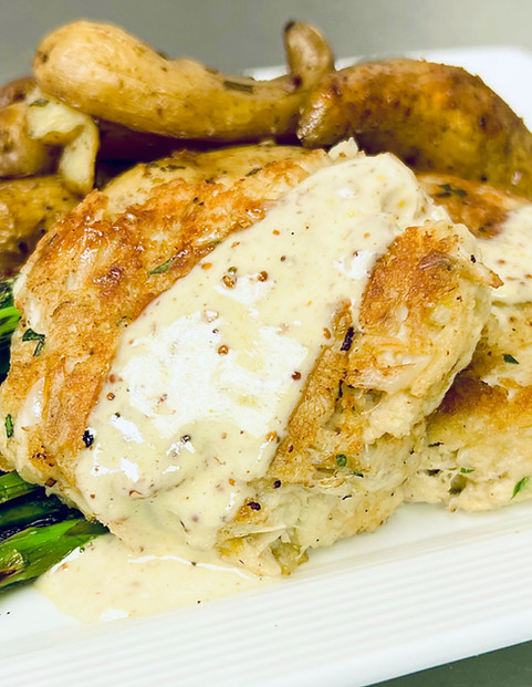 August Crab Cakes