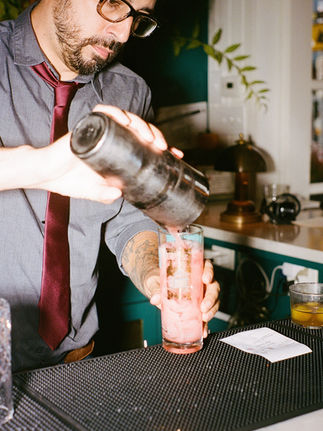 Candid Portland wedding photos on film