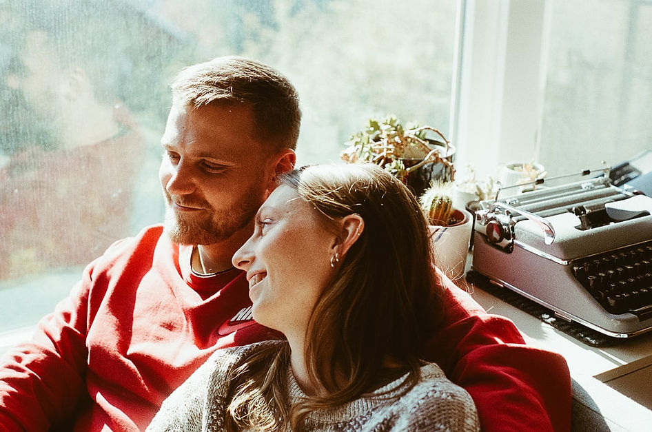 Portland engagement photography package on film