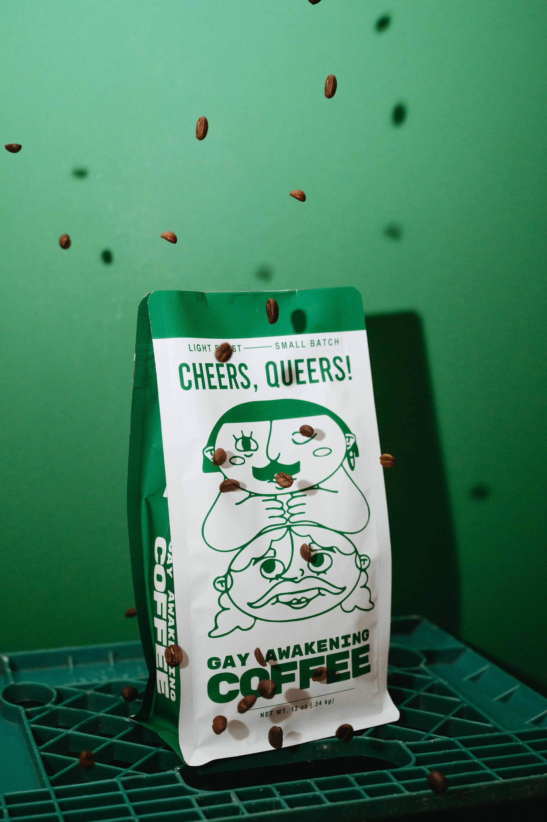 Portland product photographer for Gay Awakening Coffee