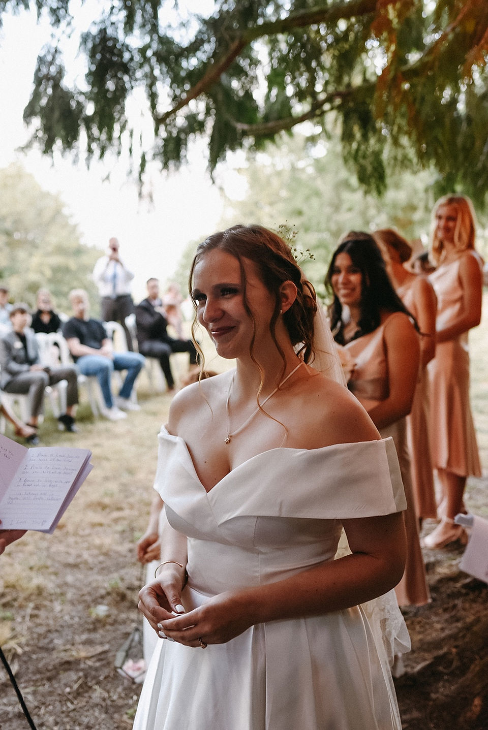 PNW backyard wedding photography 