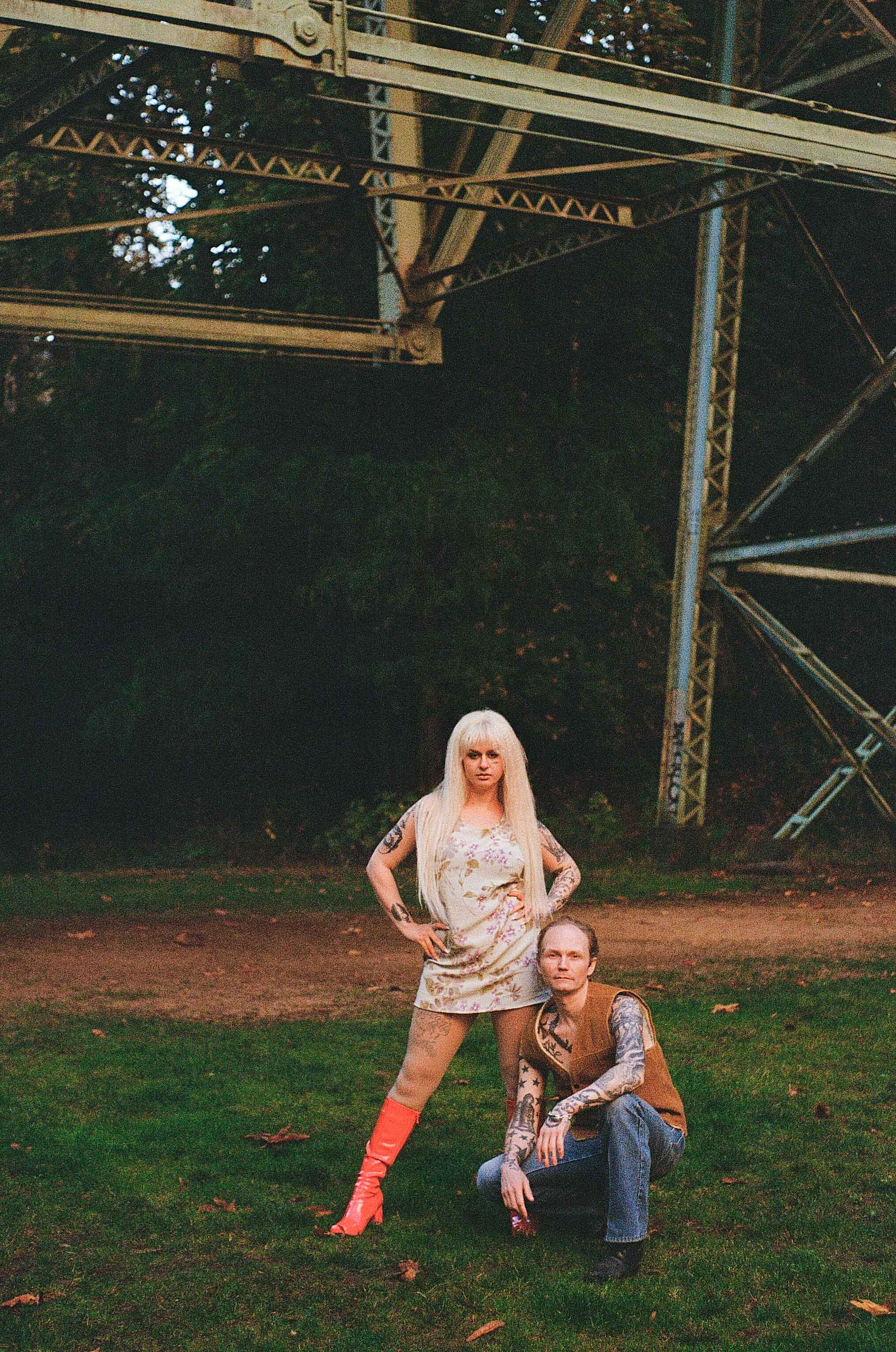 Halloween portraits on film for Portland artists