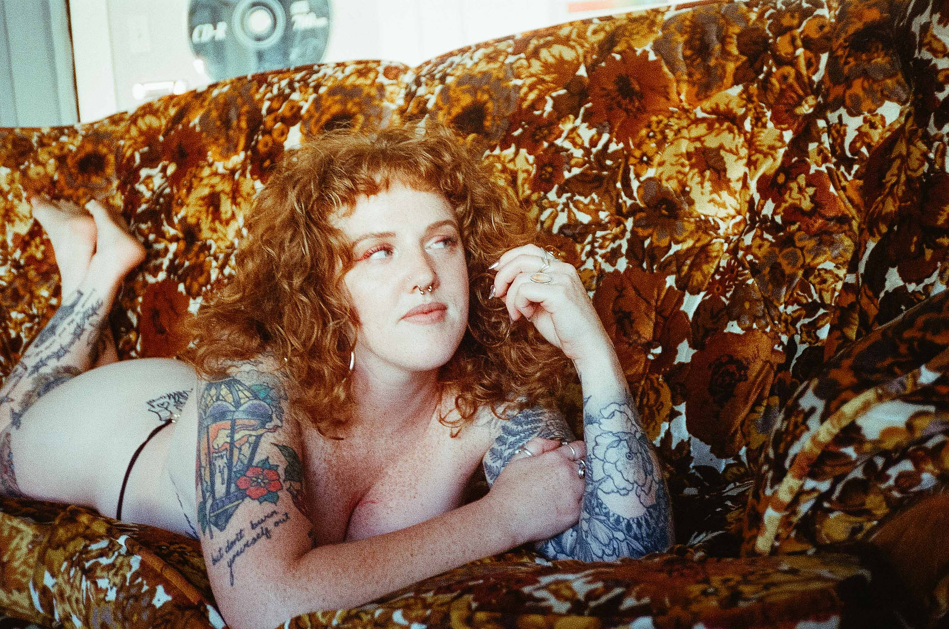 35mm film boudoir photographer in Portland OR for creatives and artists
