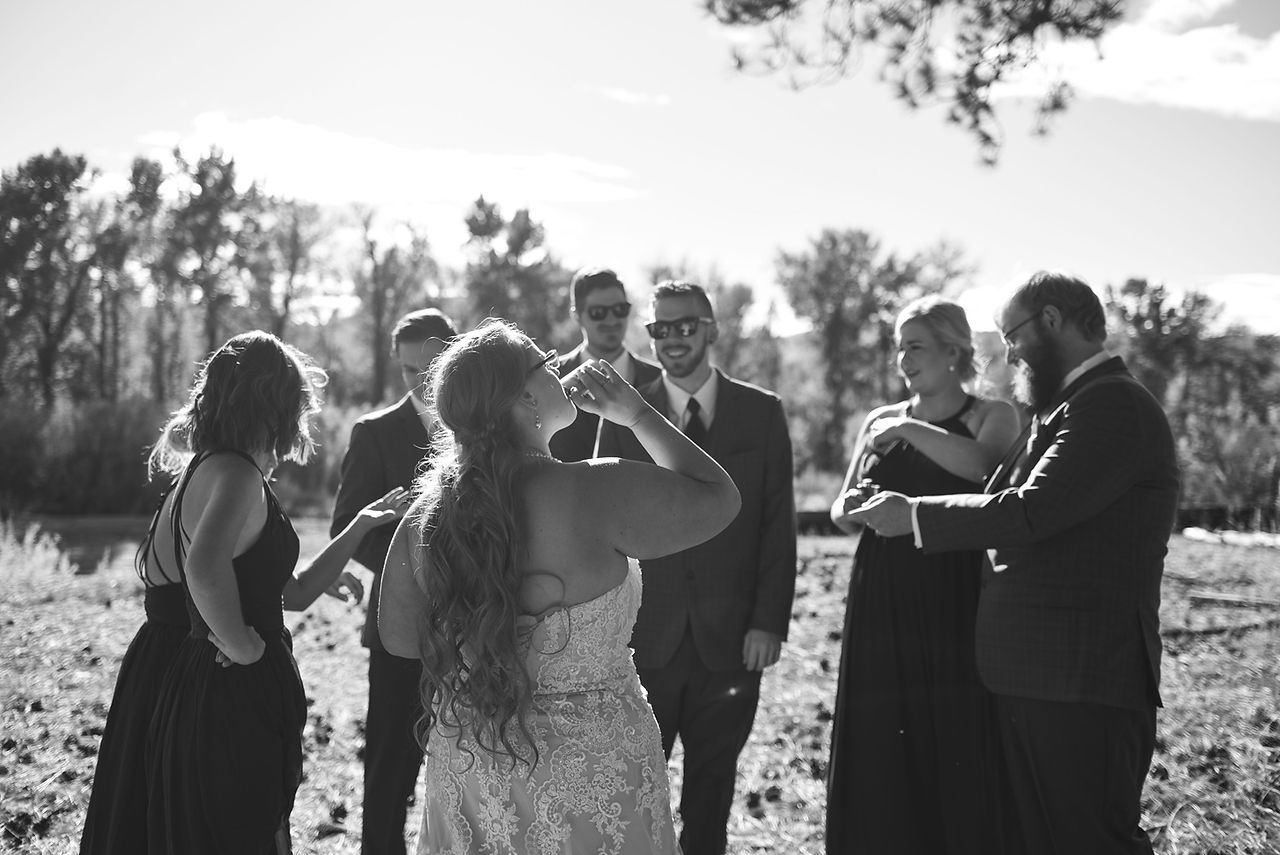 Trent and Bre's Montana Wedding at The Barn on Mullan in Missoula 