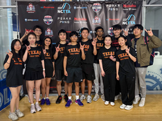 University of Texas Table Tennis Team Competes at NCTTA National Championships