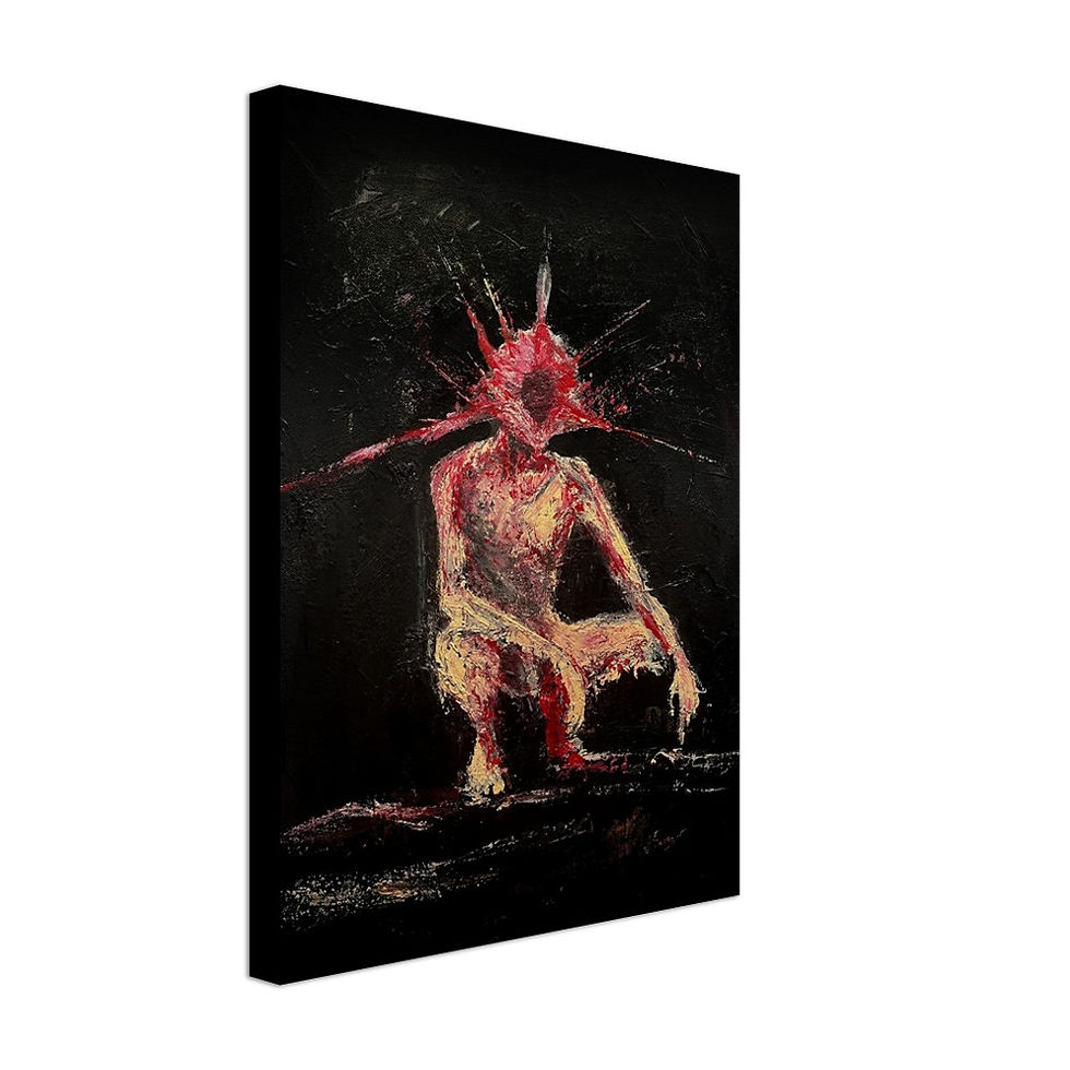 Thumbnail: Man In Bloom - Premium Canvas