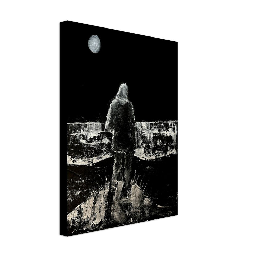 Man Meets His Meaning - Premium Canvas
