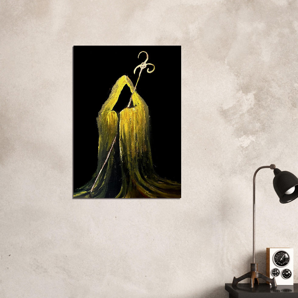 Thumbnail: The King In Yellow - Museum Quality Paper Print - Jon Silent