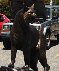 JCJC gets a Bobcat statue