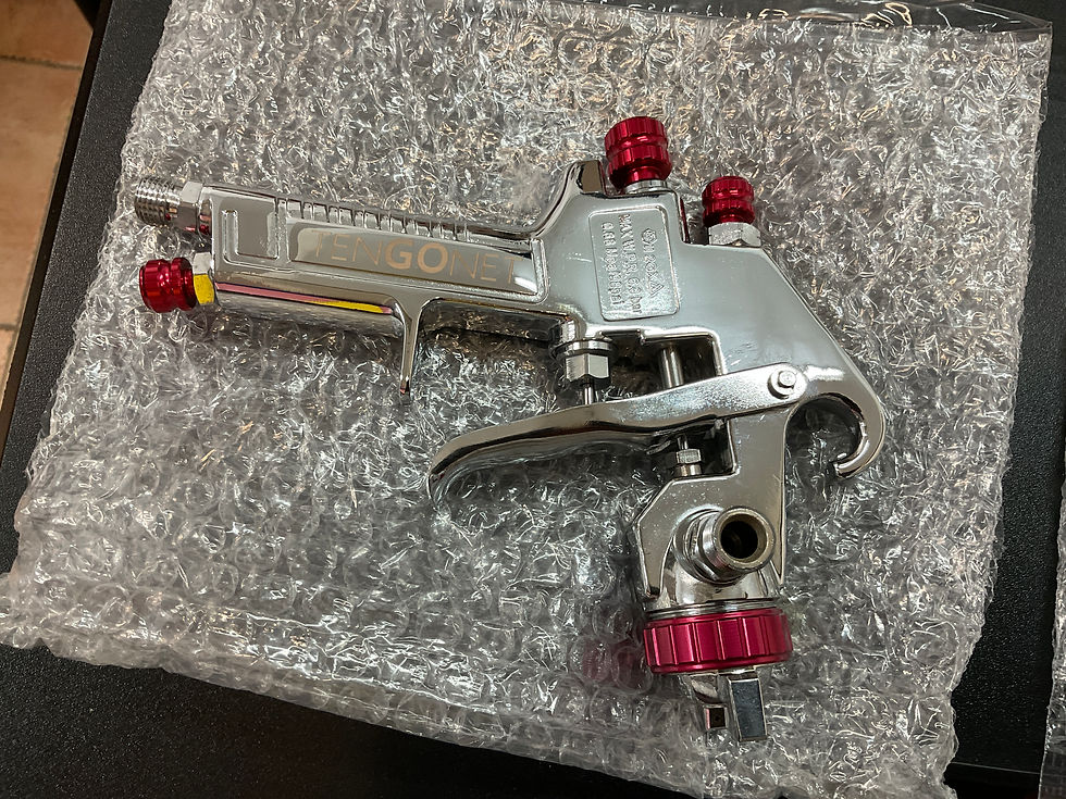 縮圖：[添購]W71油漆噴槍TENGONET釉藥噴槍氣動噴槍口徑1.3-1.5-1.8