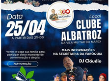 lugar de Paroquiano São Geraldo é no BAILE DO TRICENTENÁRIO de nascimento de nosso querido Santo Padroeiro.