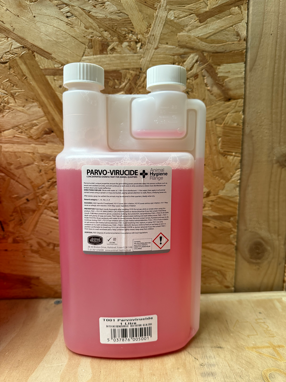 Thumbnail: Parvo-Virucide Disinfectant 1ltr back