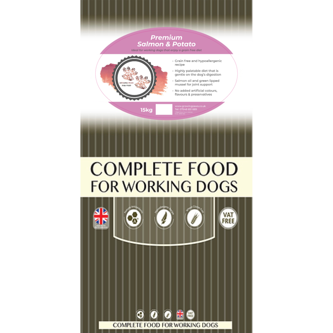 Growing Paws Premium Salmon & Potato (Grain Free) Dog Food