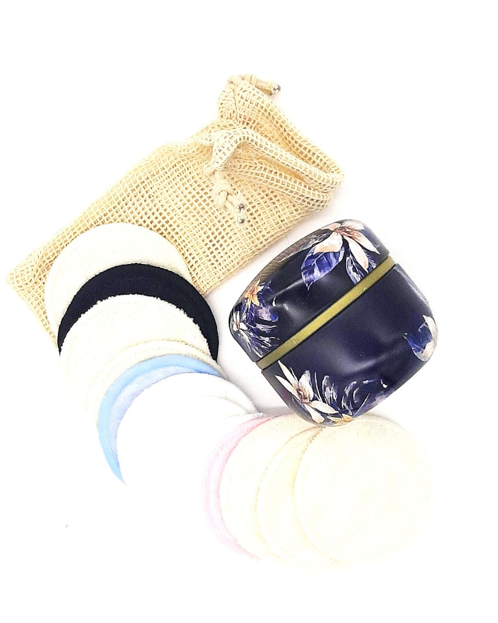 Thumbnail: Reusable Bamboo Cotton Pads & Tin