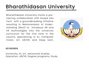 Bharathidasan University – Academic Collateral & Institutional Design