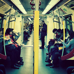 #3 mtr carriage - morning journey to work