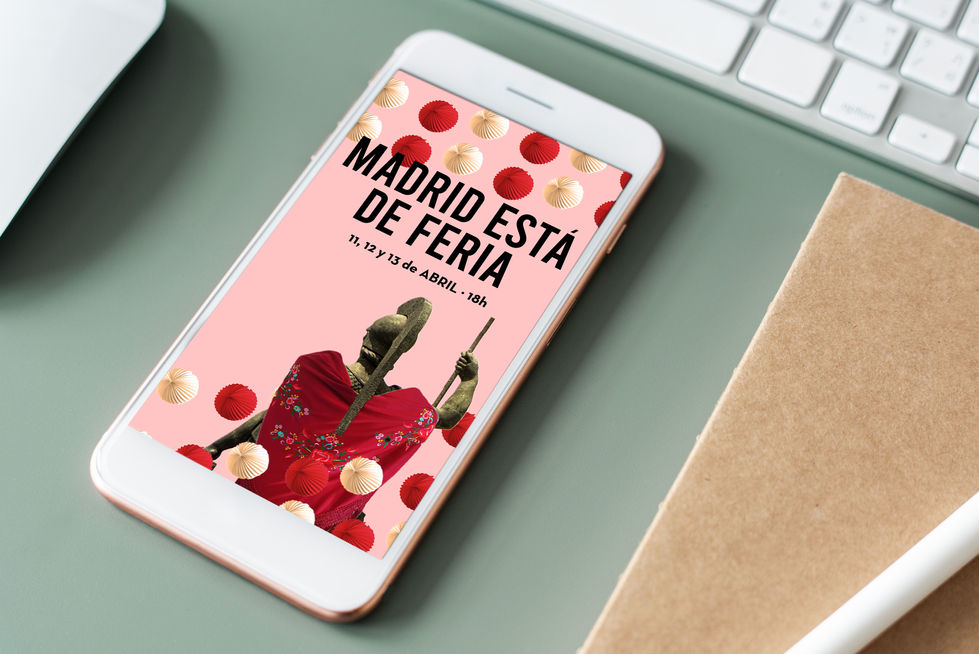 mock up storie feria