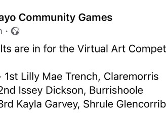 Community Games Art winner!