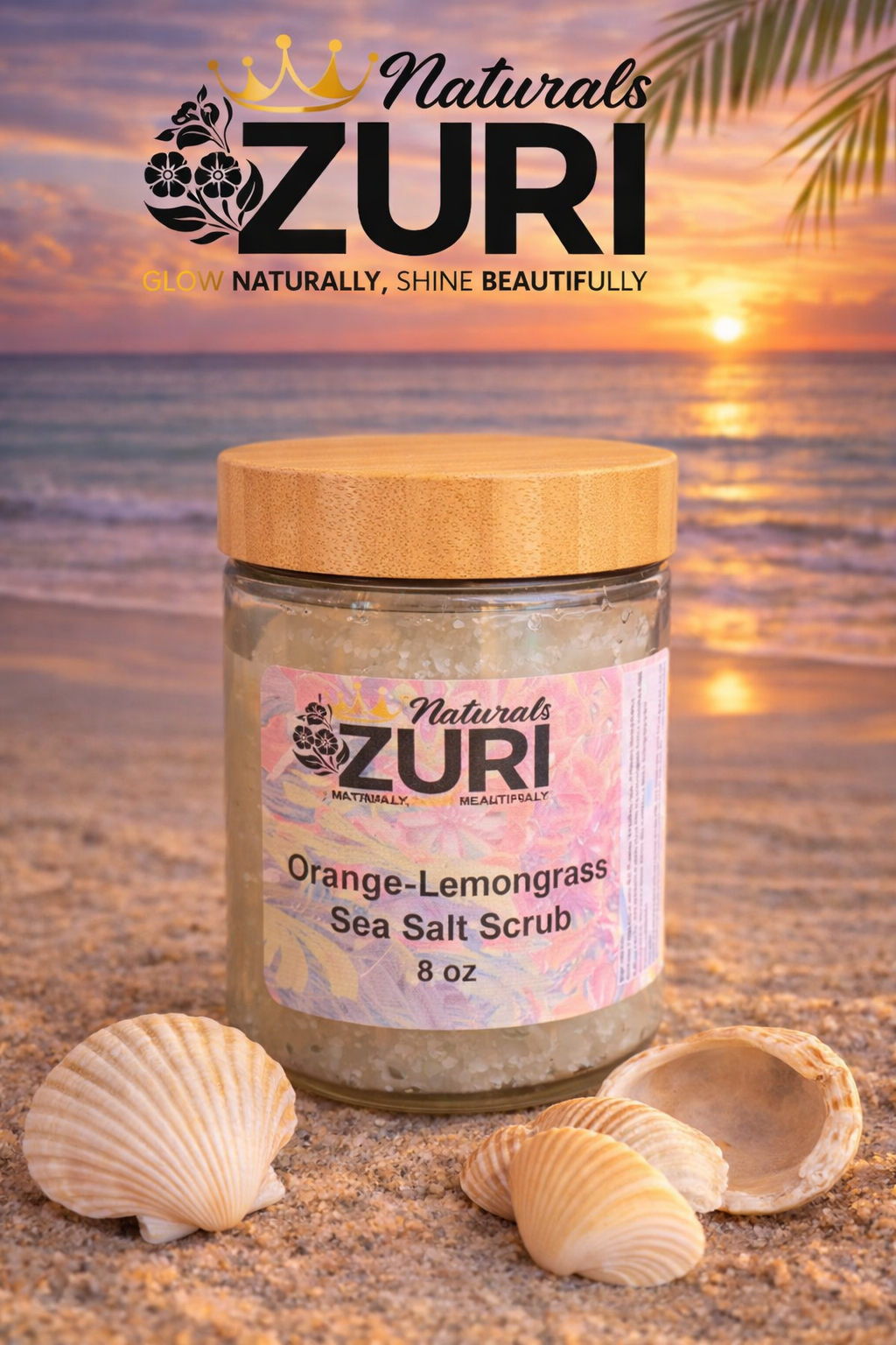 Orange - Lemongrass Sea Salt Scrub