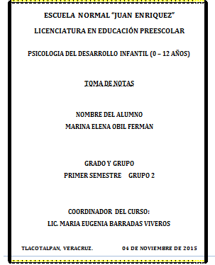 TOMA DE NOTAS