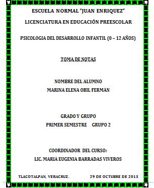 TOMA DE NOTAS