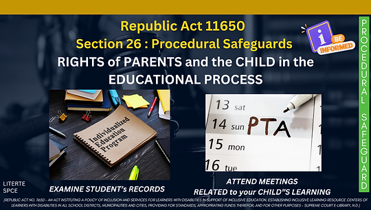 Procedural Safeguard
